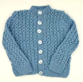 2 Y Blue Acrylic Knit Cardigan