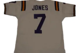 Bert Jones Louisiana State College Football Throwback Jersey