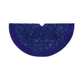 Blue Sequin Tree Skirt - 90cm