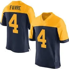 Brett Favre Green Bay Packers Throwback Football Jersey