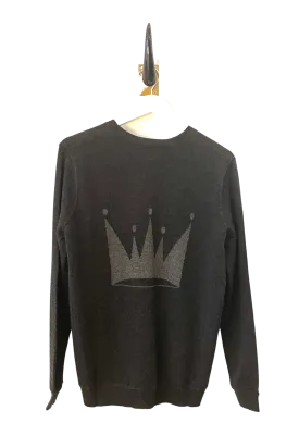 Cashmere Crown Sweater Coal