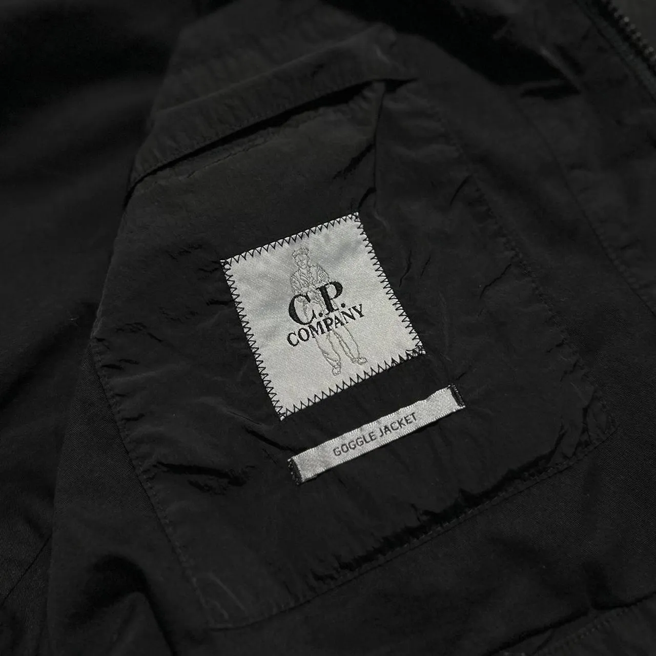 CP Company Black Chrome-R Goggle Jacket