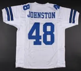 Darryl Moose Johnston Dallas Cowboys Throwback Football Jersey