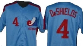 Delino DeShields Montreal Expos Throwback Road Jersey