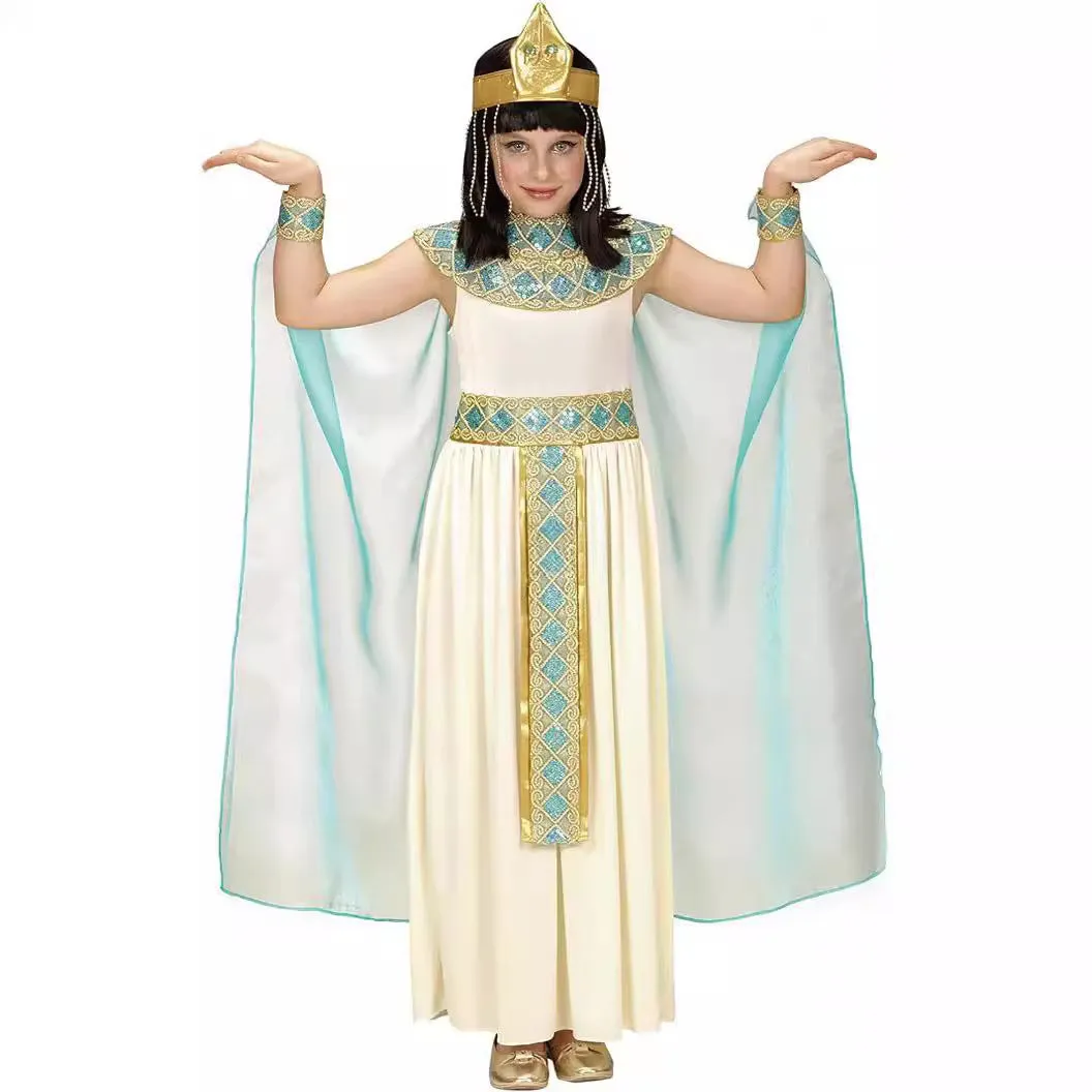 Egyptian Kid Pharaoh Cleopatra Attire Costumes