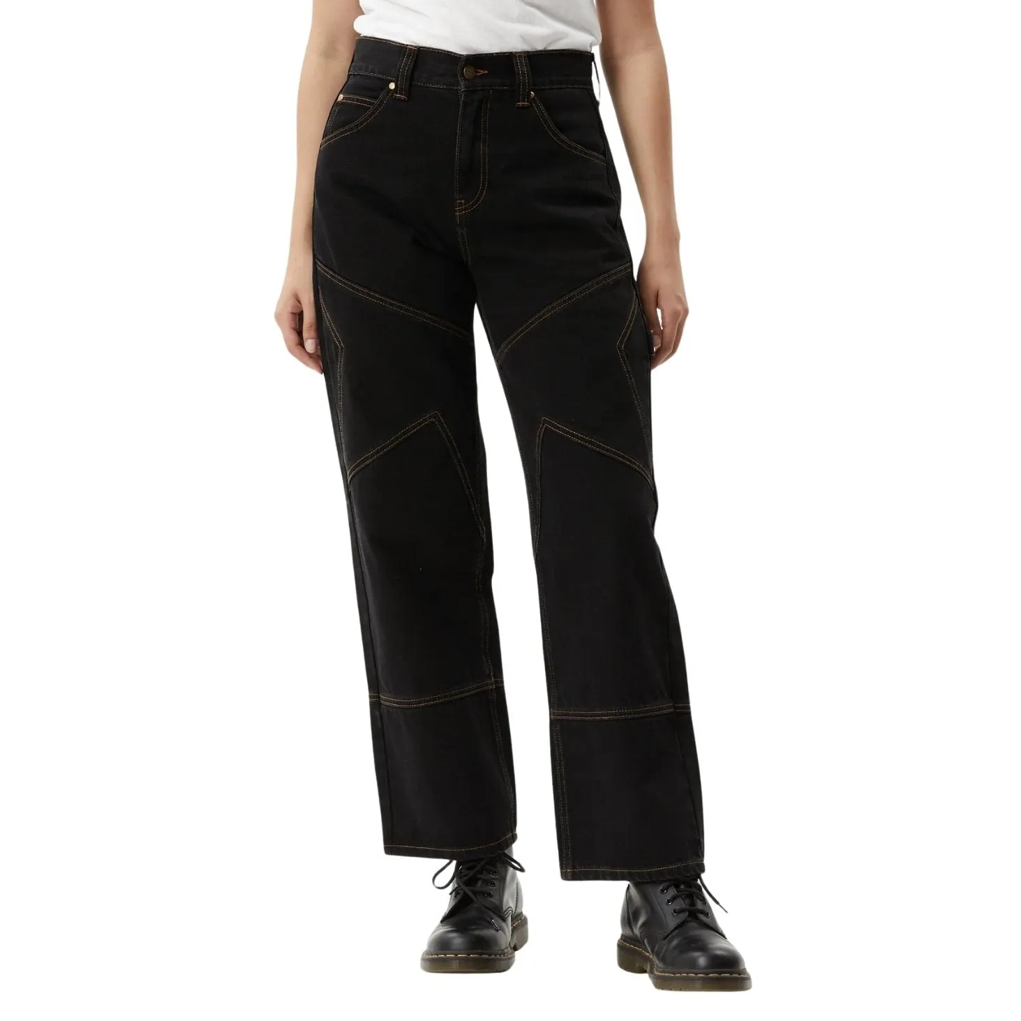 Estrella Organic Denim Wide Leg Denim Jeans