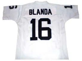 George Blanda Oakland Raiders Throwback Football Jersey