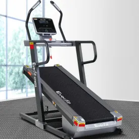 High Incline Treadmill with LED Display, Bluetooth - Everfit