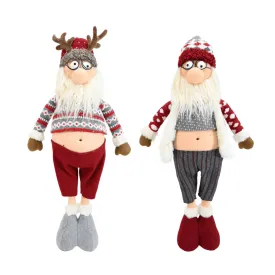 Hipster Pot Belly Santa Asst (65cm)