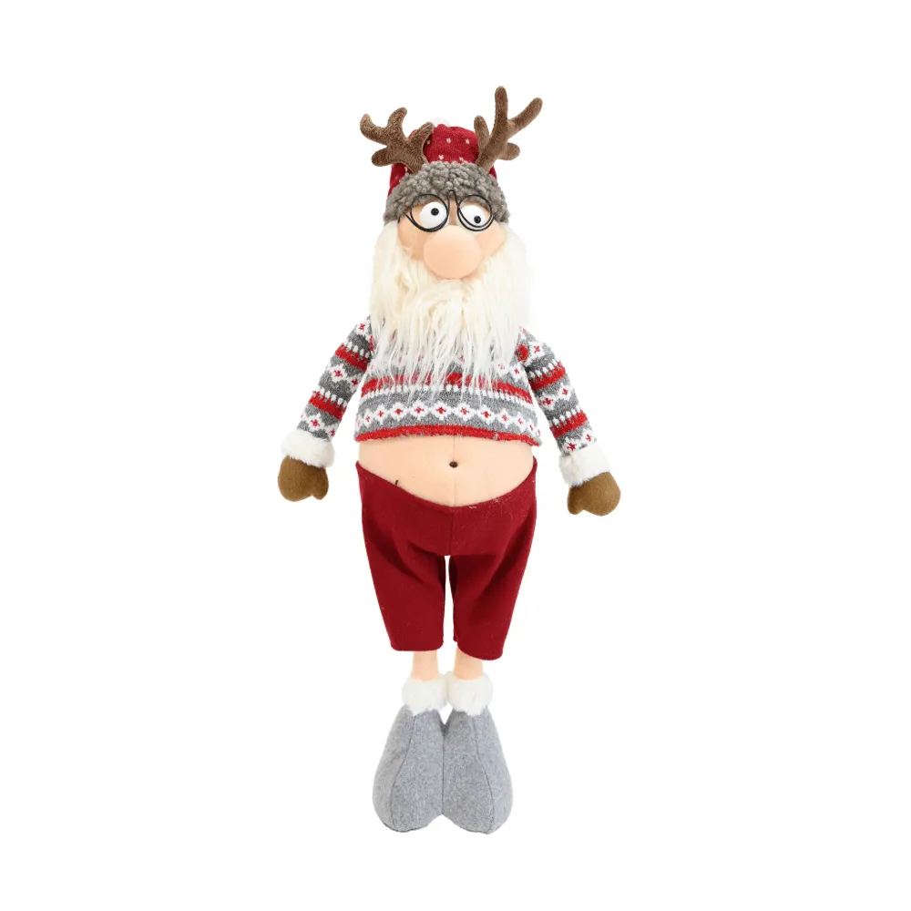 Hipster Pot Belly Santa Asst (65cm)