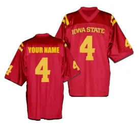 Iowa State Cyclones Customizable College Football Jersey