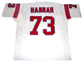 John Hannah New England Patriots Throwback Football Jersey