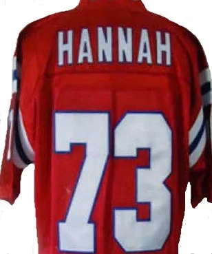 John Hannah New England Patriots Throwback Football Jersey