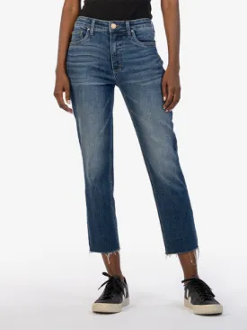 Kut Rachael High Rise Mom Raw Hem Jean