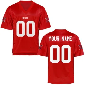 Miami University RedHawks Customizable Football Jersey