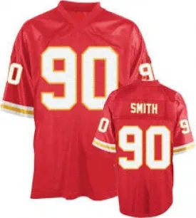 Neil Smith Kansas City Cheifs Throwback Football Jersey