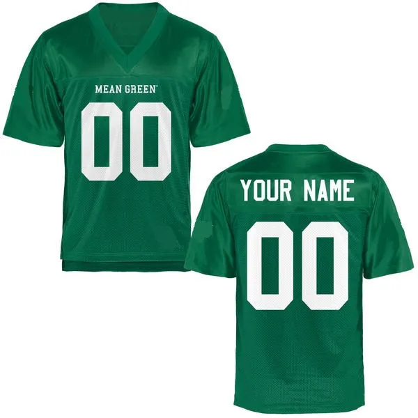 North Texas Mean Green Customizable Football Jersey