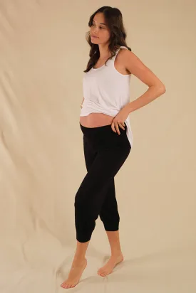 Summer Slouch Maternity Pant - Black