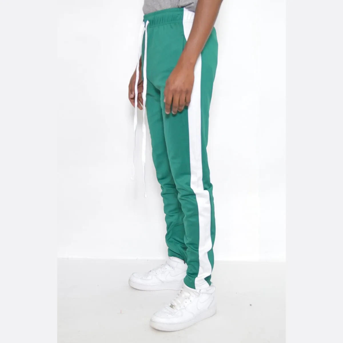 Teal Slim Fit Track Pants