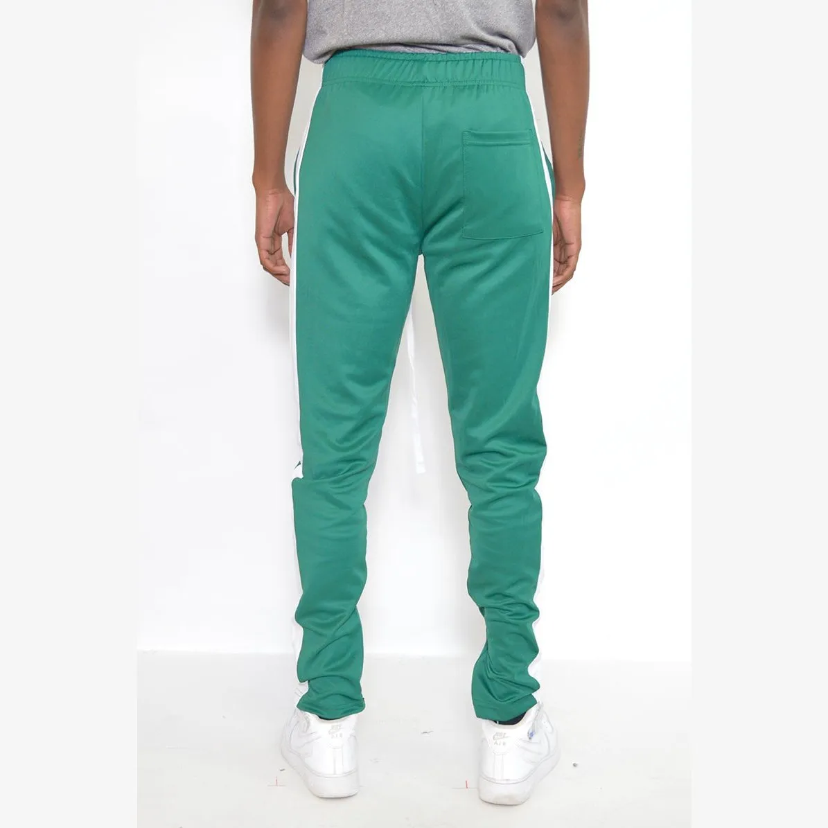 Teal Slim Fit Track Pants