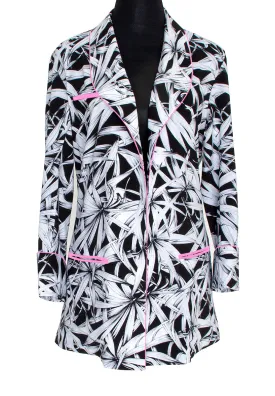 Tropics - Night Garden Blazer (Neon Pink)