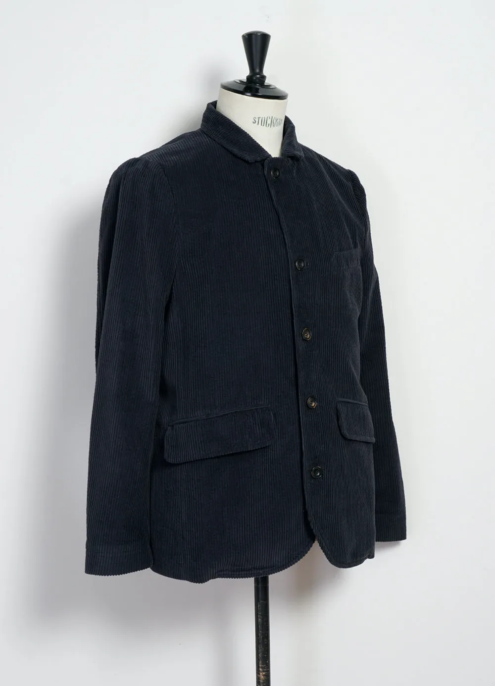 VINCENT Elephant Cord Blazer Jacket | Dusty Navy