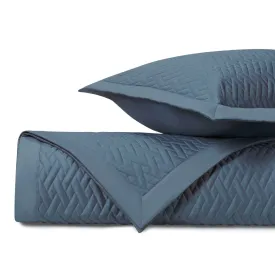 Viscaya Quilted Slate Blue by Home Treasures