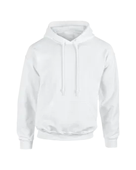 White Unisex Really Big Pullover Hoodies