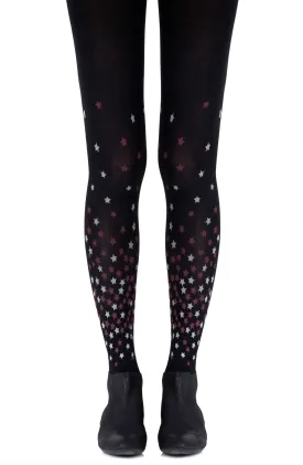 Zohara "Rise And Shine" Burgundy Tights